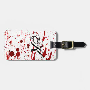 Etiqueta De Bagagem Marca de Bagagem Personalizada Vampiro Sanguíneo 