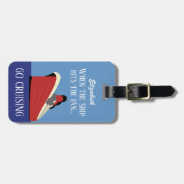 Etiqueta De Bagagem Marca de cruzeiro personalizada | Viagem de cruzei