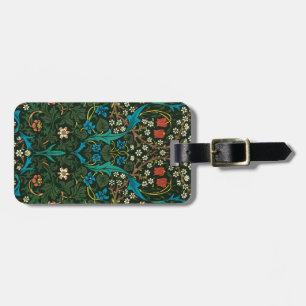 ETIQUETA DE BAGAGEM MARCA DE LUGAGEM COM WILLIAM MORRIS "TULIPS" DESIG