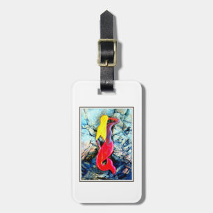 Etiqueta De Bagagem marca de sereia loira