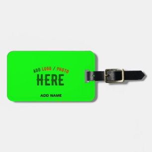 ETIQUETA DE BAGAGEM MARCA VERIFICADA REINO-VERDE PERSONALIZADO MODERNO