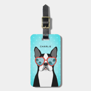 Etiqueta De Bagagem Marcas de Bagagem Boston Terrier