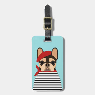 Etiqueta De Bagagem Marcas de Bagagem Bulldog Francês
