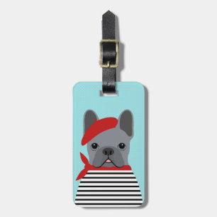 Etiqueta De Bagagem Marcas de Bagagem Bulldog Francês