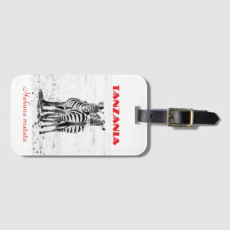 Etiqueta De Bagagem Marcas de Bagagem de Zebra