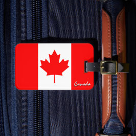 Etiqueta De Bagagem Marcas de bagagem do Canadá, Bandeira canadense pa