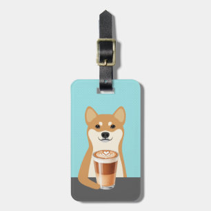 Etiqueta De Bagagem Marcas de bagagem Shiba Inu