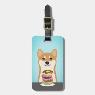 Etiqueta De Bagagem Marcas de Bagagem Shiba Inu