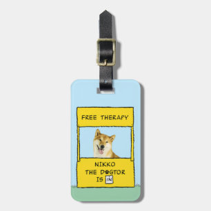 Etiqueta De Bagagem Marcas de bagagem Shiba Inu