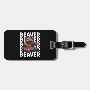 Etiqueta De Bagagem Marcas Gerar DJ do Beaver Lover