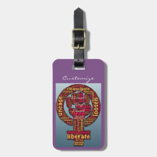 Etiqueta De Bagagem marcha feminina no punho 2017