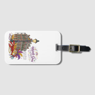 Etiqueta De Bagagem Mardi Gras