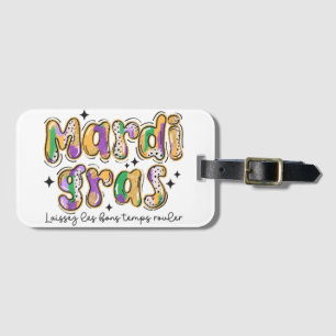 Etiqueta De Bagagem Mardi Gras Laissez Les Bons Temps Rouler