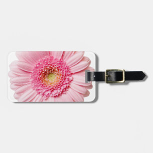 Etiqueta De Bagagem Margarida cor-de-rosa do Gerbera