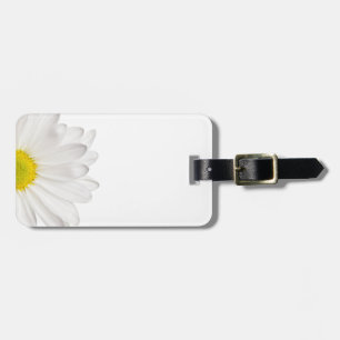 Etiqueta De Bagagem Margaridas personalizadas fundo da flor da