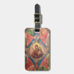 Etiqueta De Bagagem Maria, Jesus e Anjos