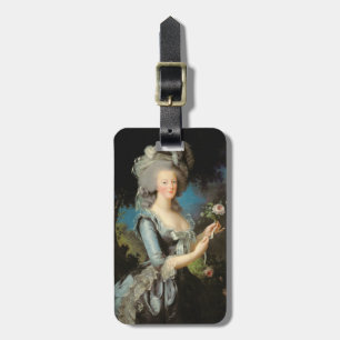 Etiqueta De Bagagem Marie Antoinette com um rosa, 1783