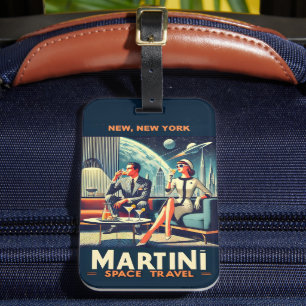 Etiqueta De Bagagem Martini Space Posteres de viagens New, Nova York