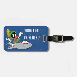 Etiqueta De Bagagem MARVIN, MARTIAN™ Riding Rocket (Foguete itinerante