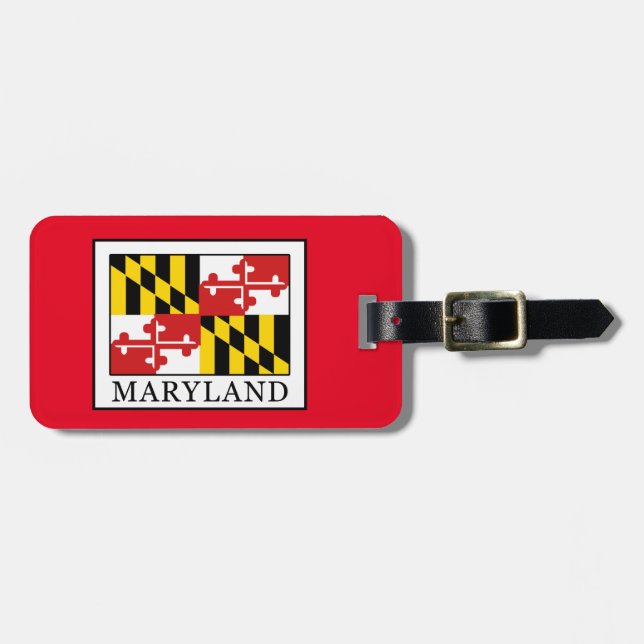 Etiqueta De Bagagem Maryland (Frente Horizontal)