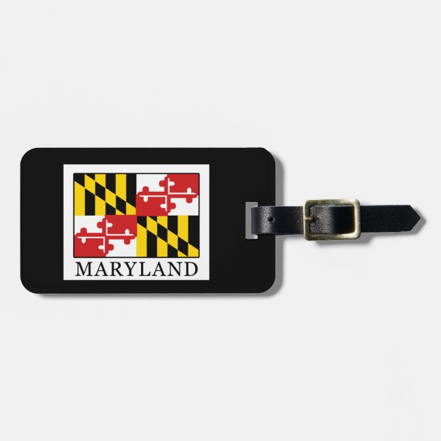 Etiqueta De Bagagem Maryland (Frente Horizontal)
