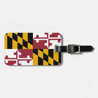 Etiqueta De Bagagem Maryland Flag