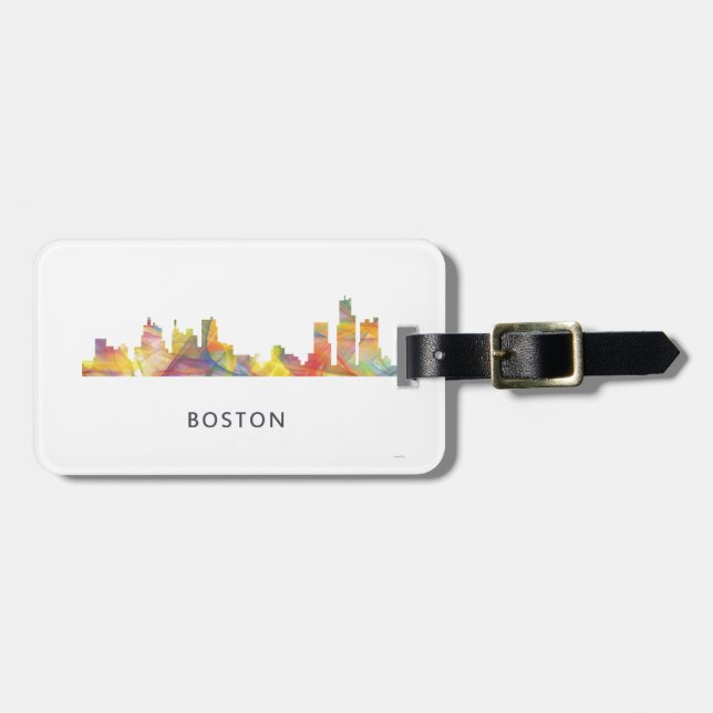 ETIQUETA DE BAGAGEM MASSA DE BOSTON. SKYLINE WB1- (Frente Horizontal)