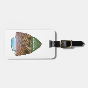 Etiqueta De Bagagem Mather Point Parque Nacional do Grand Canyon Arrow