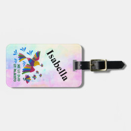 Etiqueta De Bagagem 'Me lo dijo un pajarito' - Arte popular mexicano"