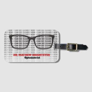 Etiqueta De Bagagem Médico Ocular Optometrista