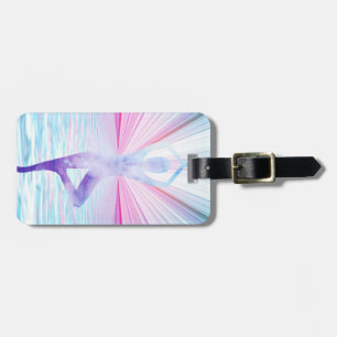 Etiqueta De Bagagem Meditação Yoga Zen Bagagem Personalizada de Nova