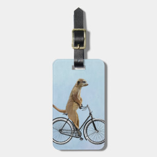 Etiqueta De Bagagem Meerkat na Bicicleta 2