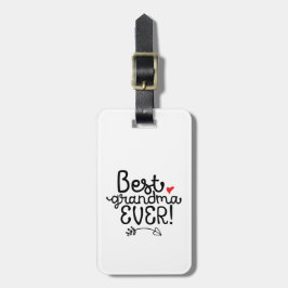 Etiqueta De Bagagem Melhor Avó Alguma Vez Avó Avó