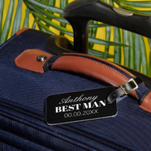 Etiqueta De Bagagem Melhor homem, favor de casamento, presente, bagage
