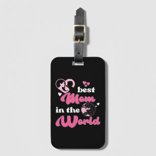 Etiqueta De Bagagem Melhor Mãe do Mundo Dia das Mães