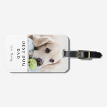 Melhor Pai de Cachorro Foto Personalizada