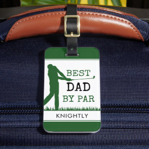 Etiqueta De Bagagem MELHOR PAI Golfer POR PAR Personalizado