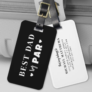 Etiqueta De Bagagem Melhor Pai Pelo Par da Bolsa de Golfe