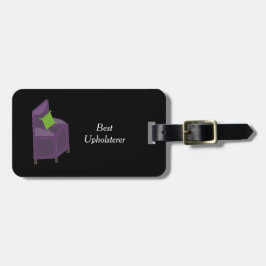 Etiqueta De Bagagem Melhor Upholsterer