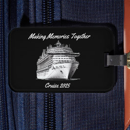 Etiqueta De Bagagem Memórias do Cruzeiro Negro PERSONALIZAR Etiqueta d