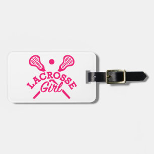 Etiqueta De Bagagem Menina do Lacrosse