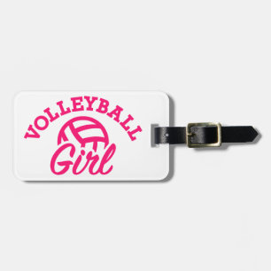 Etiqueta De Bagagem Menina do voleibol