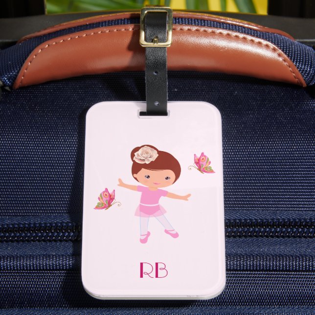 Etiqueta De Bagagem Menina Personalizada (Frente Insitu 2)