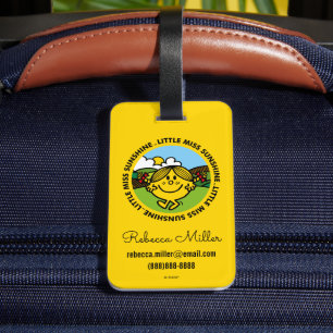 Etiqueta De Bagagem Menina Sunshine Círculo Sunshine