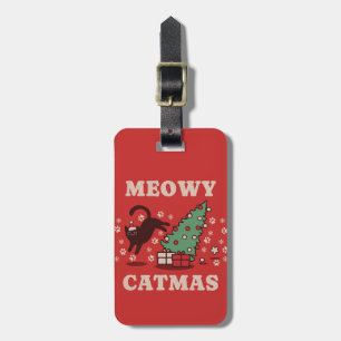 Etiqueta De Bagagem Meowy Catmas