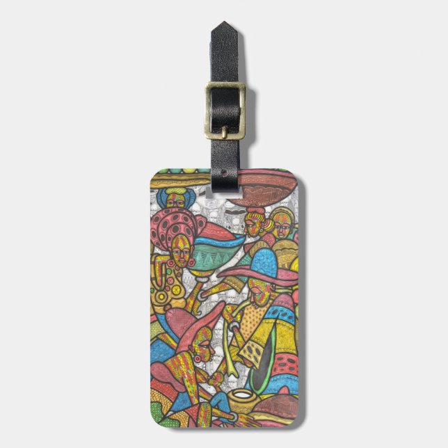 Etiqueta De Bagagem Mercado do Calabash (Frente Vertical)