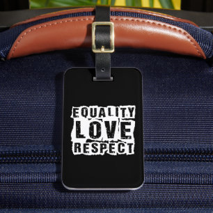 Etiqueta De Bagagem Mês do Orgulho de Igualdade e Respeito
