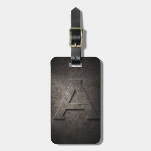 Etiqueta De Bagagem Metal preto de bronze um Tag da bagagem do