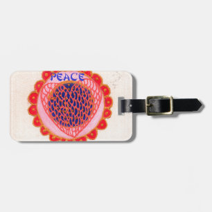 Etiqueta De Bagagem Meu coração vai para casa para a paz.png