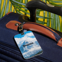 Etiqueta De Bagagem Meu negócio de viagem ou turnê de navegação person